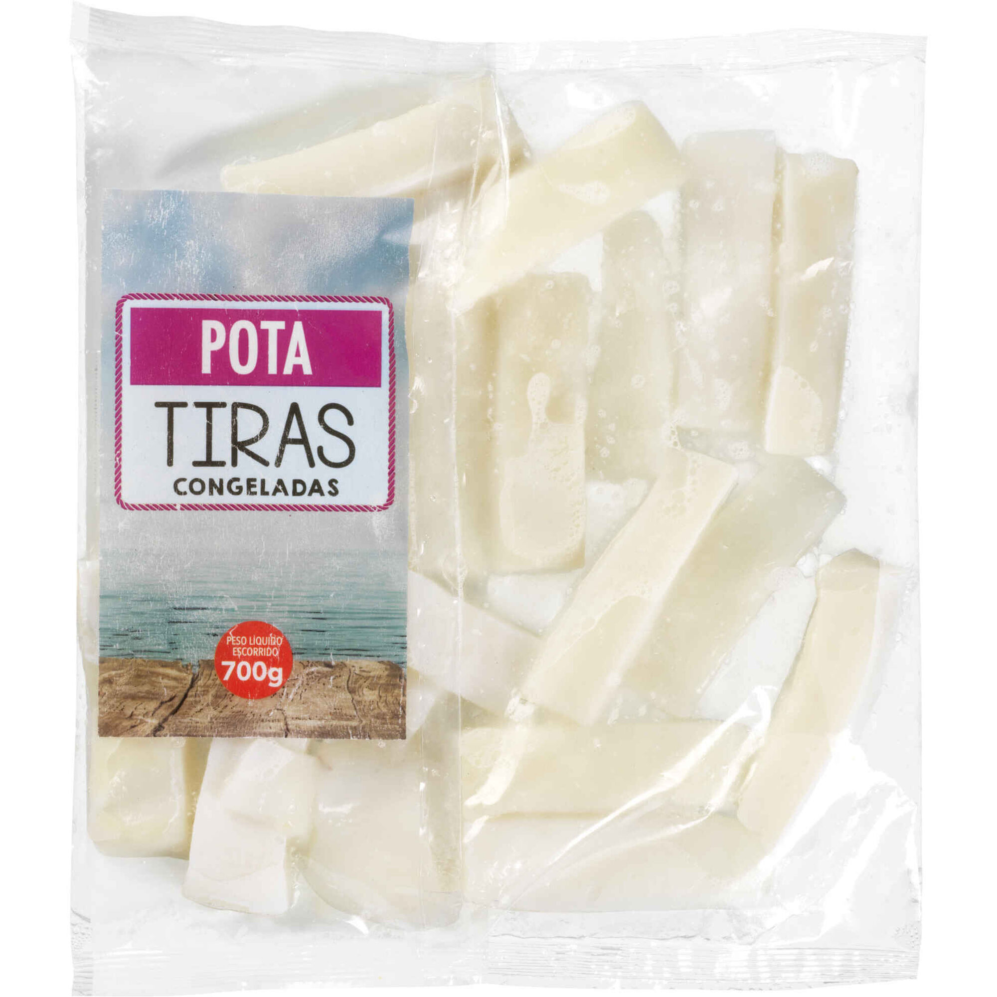 Tiras de Pota Congeladas