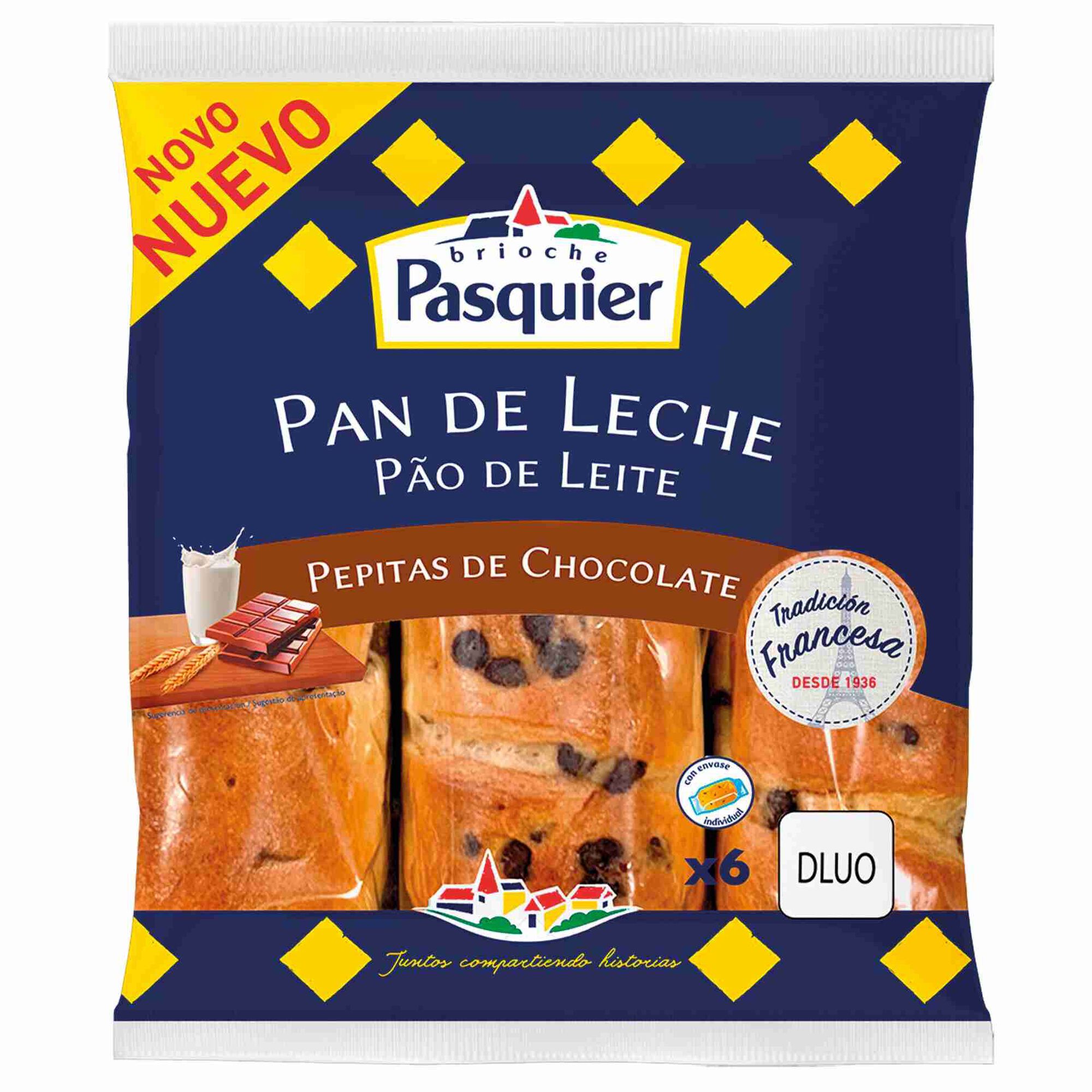 Pão de Leite com Pepitas de Chocolate