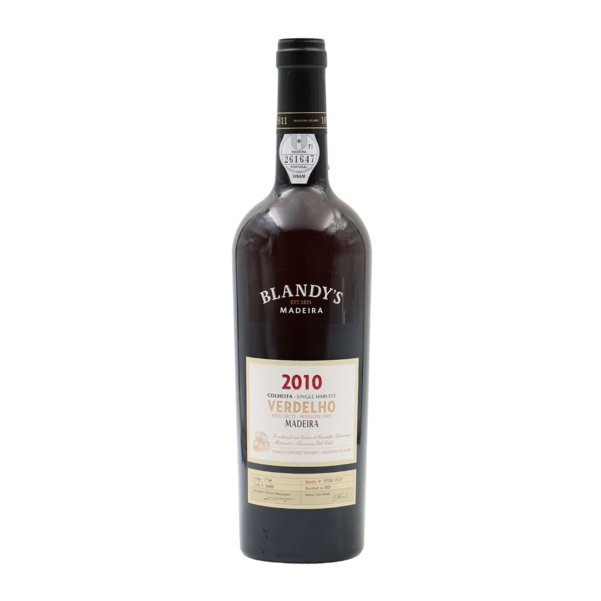 Blandy's Verdelho Colheita 2010 Vinho da Madeira