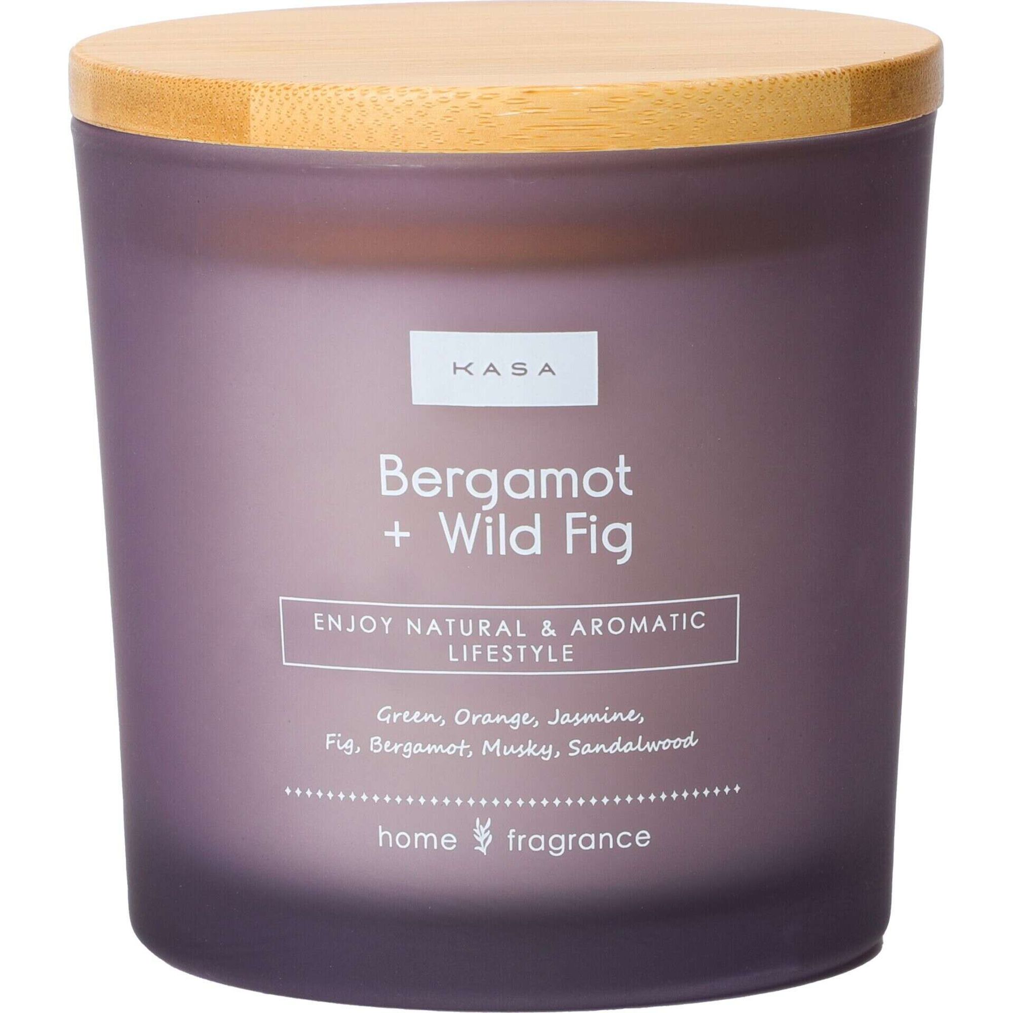 Vela em Copo com Tampa 2 Pavios 331g Lilás