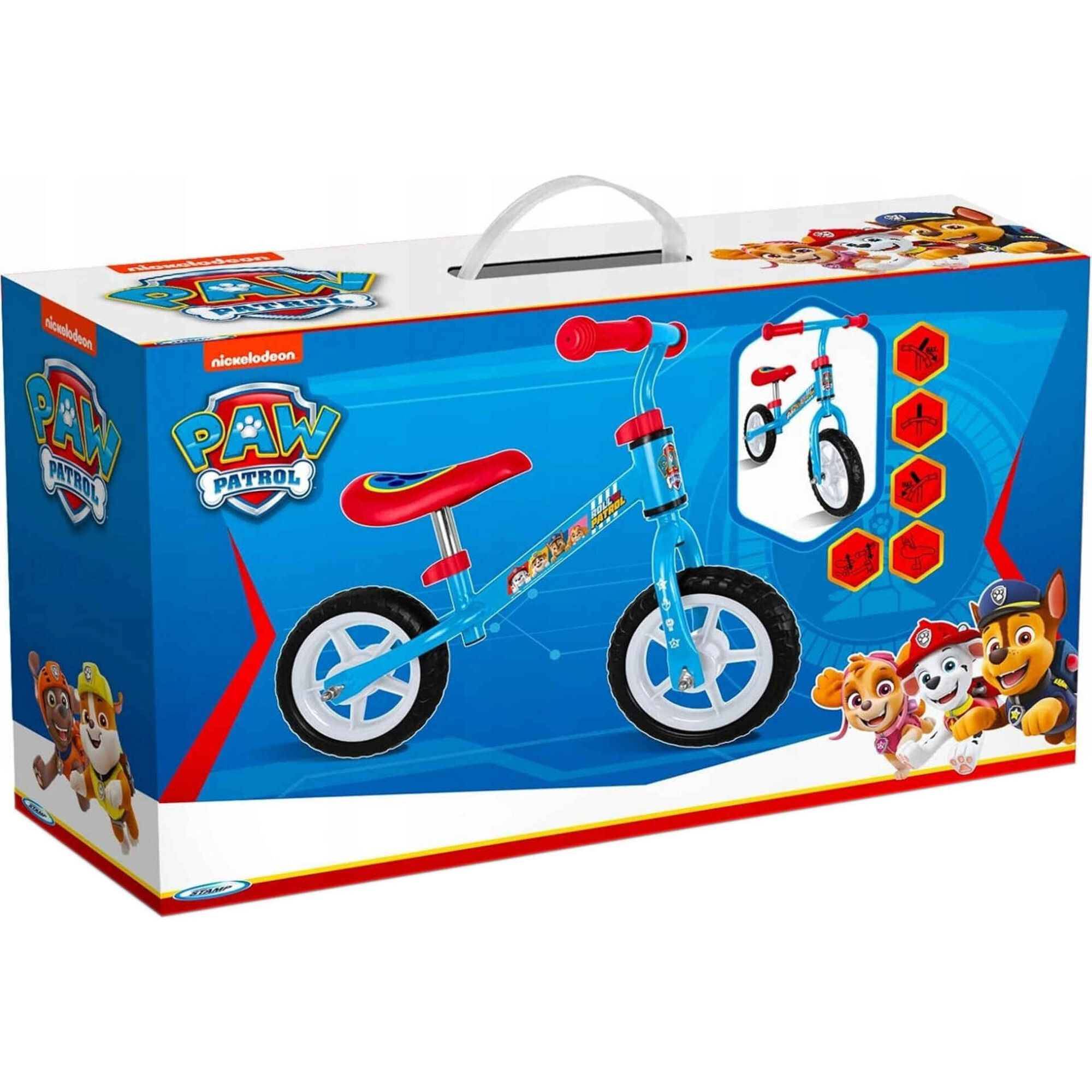 Bicicleta de Aprendizagem Roda 10'' Azul Patrulha Pata Patrol