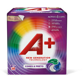 Detergente M&aacute;quina Roupa C&aacute;psulas Colour A+