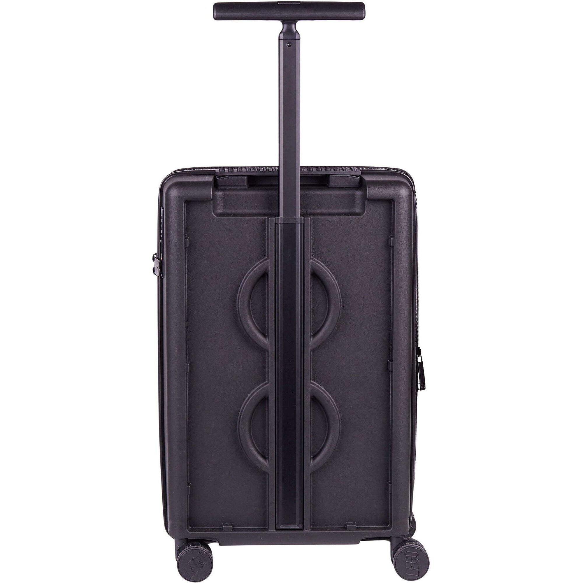 Mala de Cabine Extensível 4 Rodas Preta Brick