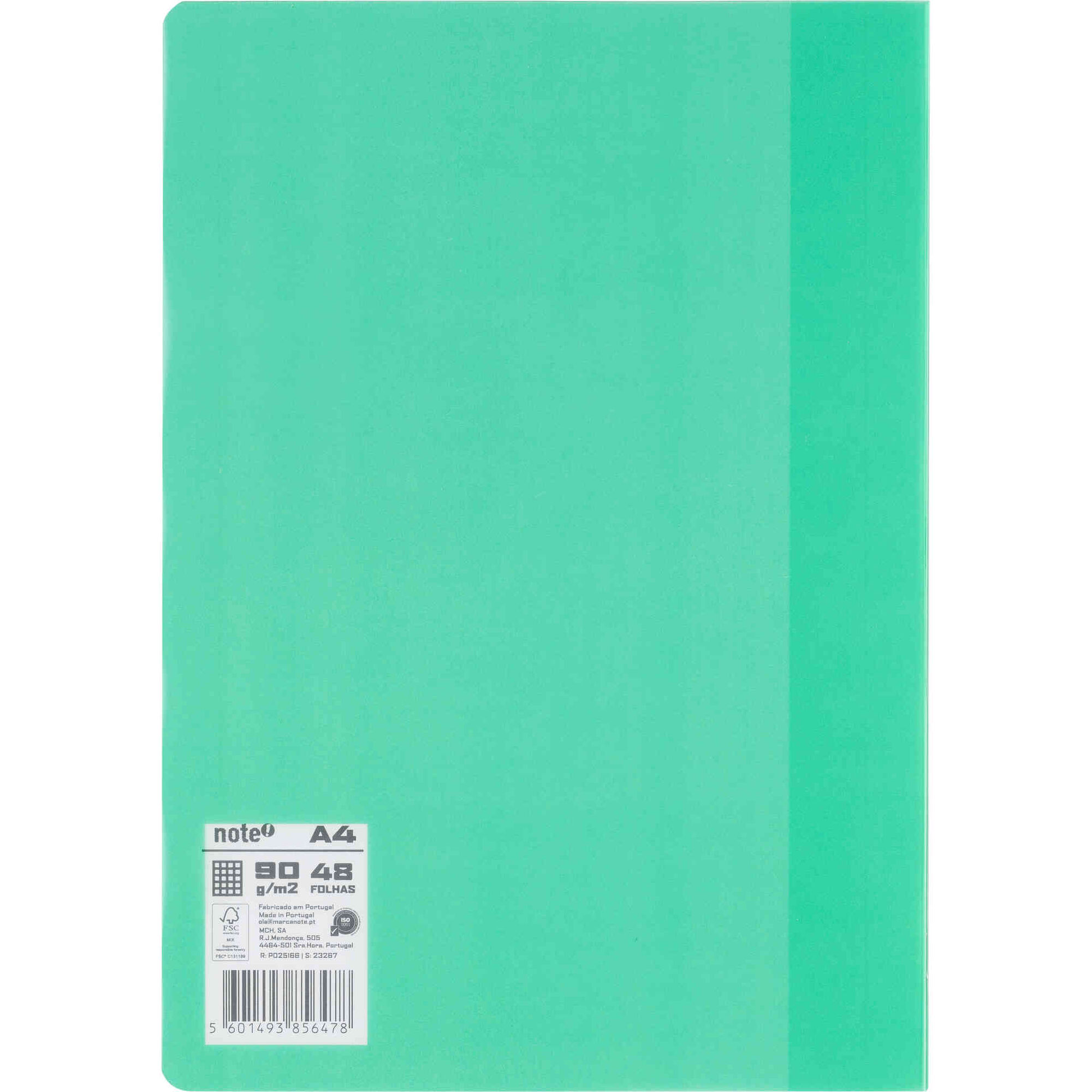 Caderno Agrafado Quadriculado A4 Flex (v&aacute;rias cores) Note!