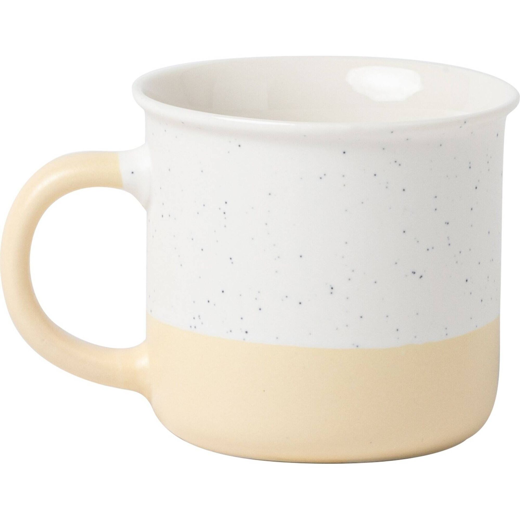 Caneca 355ml Me&Coffee Cru com Fundo Amarelo
