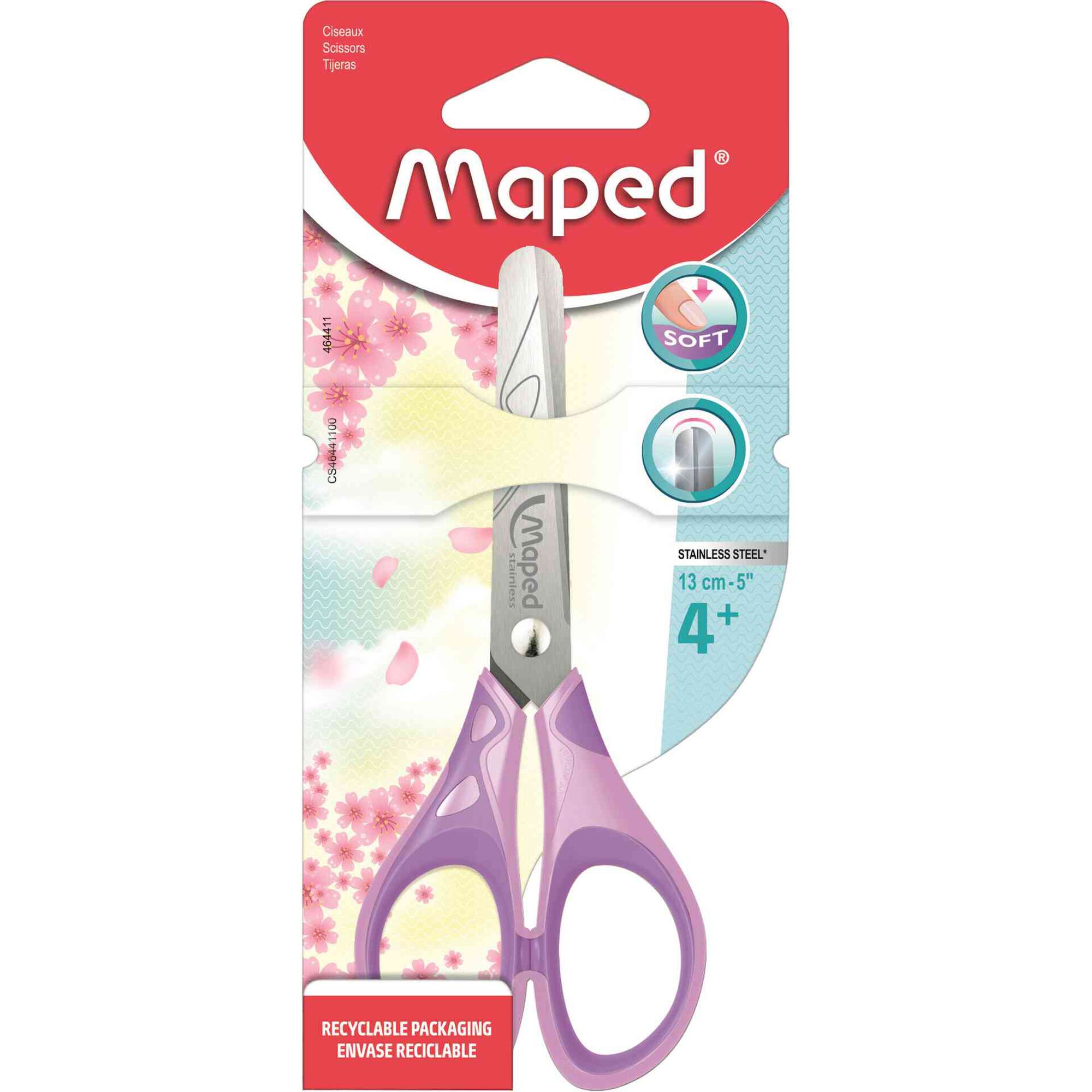 Tesoura Essentials Soft 13cm Maped
