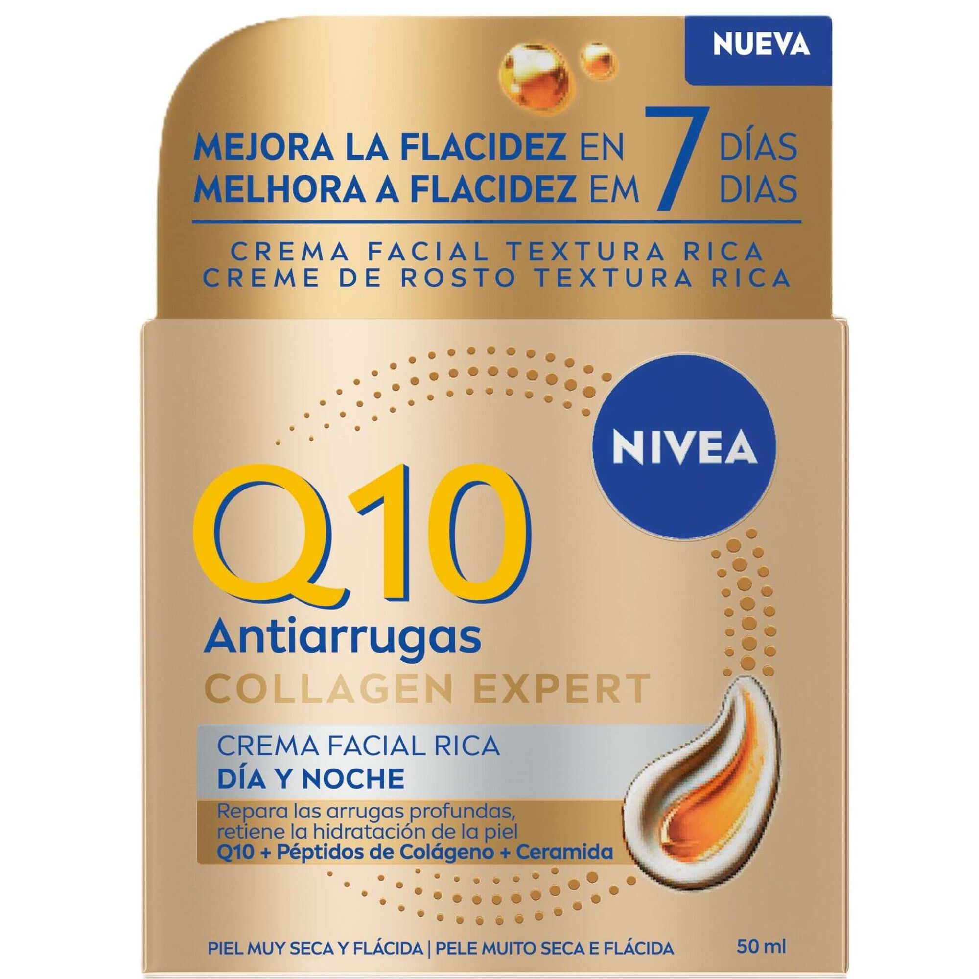 Creme de Rosto Antirugas Q10 Collagen Expert Nivea