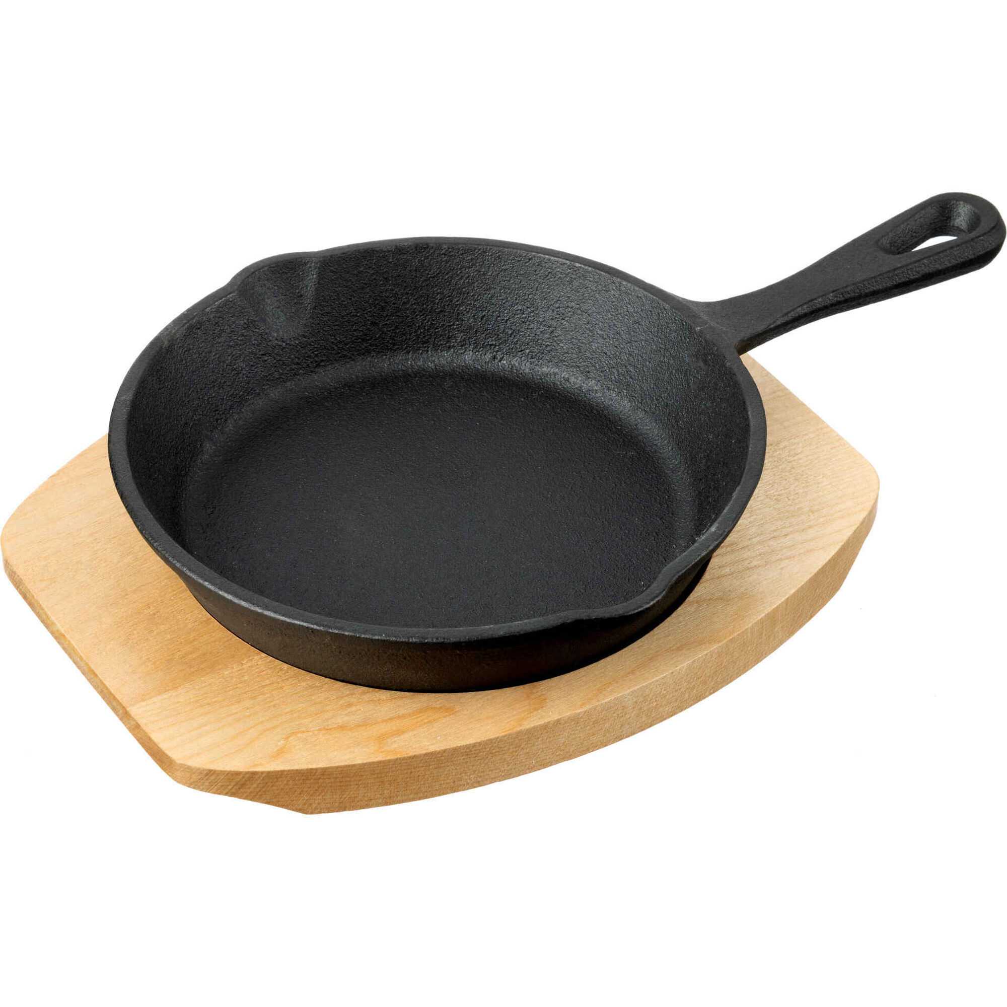 Mini Frigideira Redonda com Base de Madeira Kasa