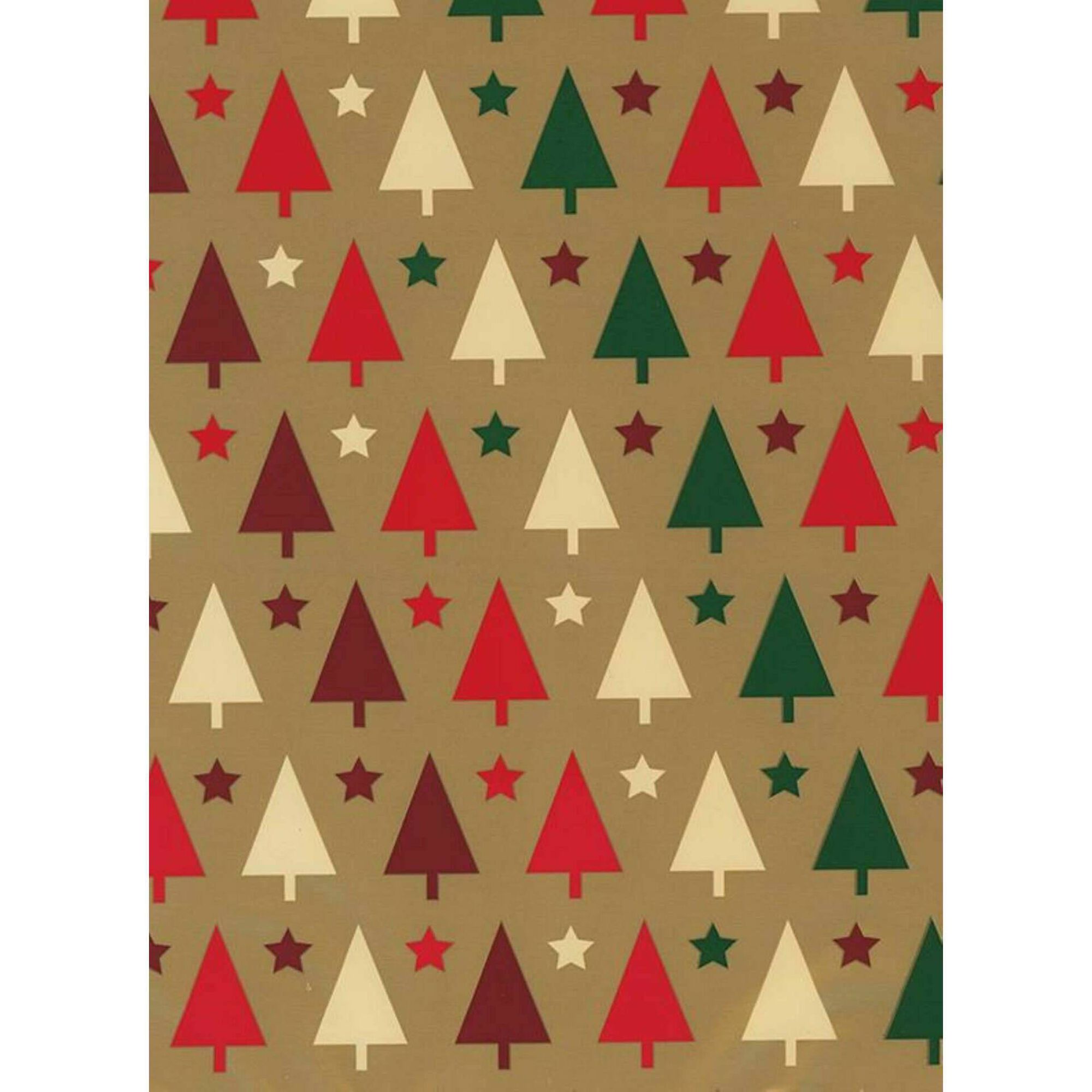 Rolo de Papel de Embrulho Natal Tradicional 10mx70cm (várias cores)