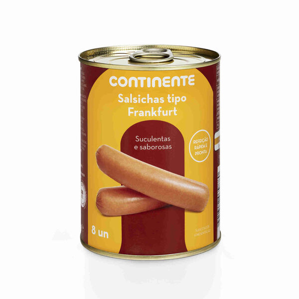 Salsichas Frankfurt Lata 8 un Continente