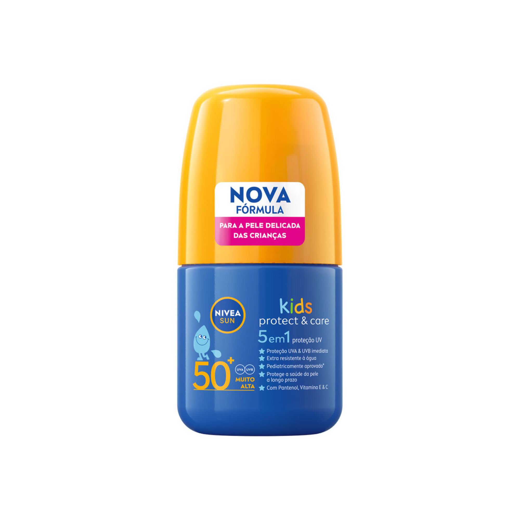 Protetor Solar Roll On Crian&ccedil;a FPS 50+ Nivea Sun