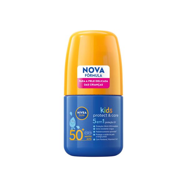 Protetor Solar Roll On Criança FPS 50+ Nivea Sun