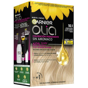 Coloração Permanente Louro Claríssimo Cendré 10.1 Garnier Olia