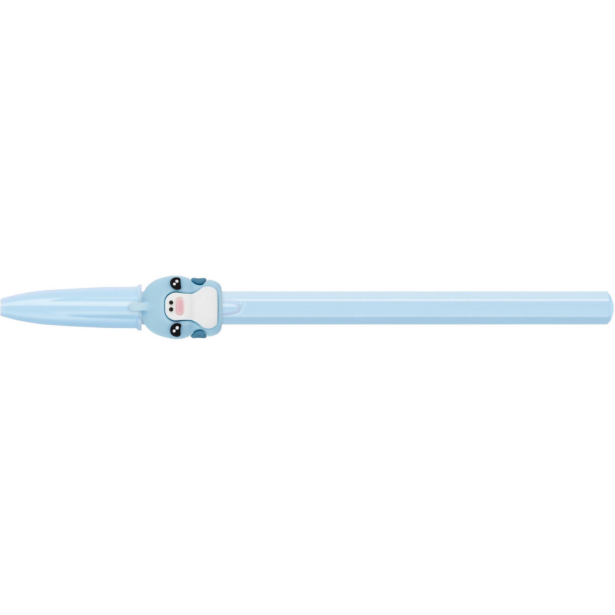 Esferogr&aacute;fica Cristal Figurine Tubar&atilde;o e Crocodilo Bic