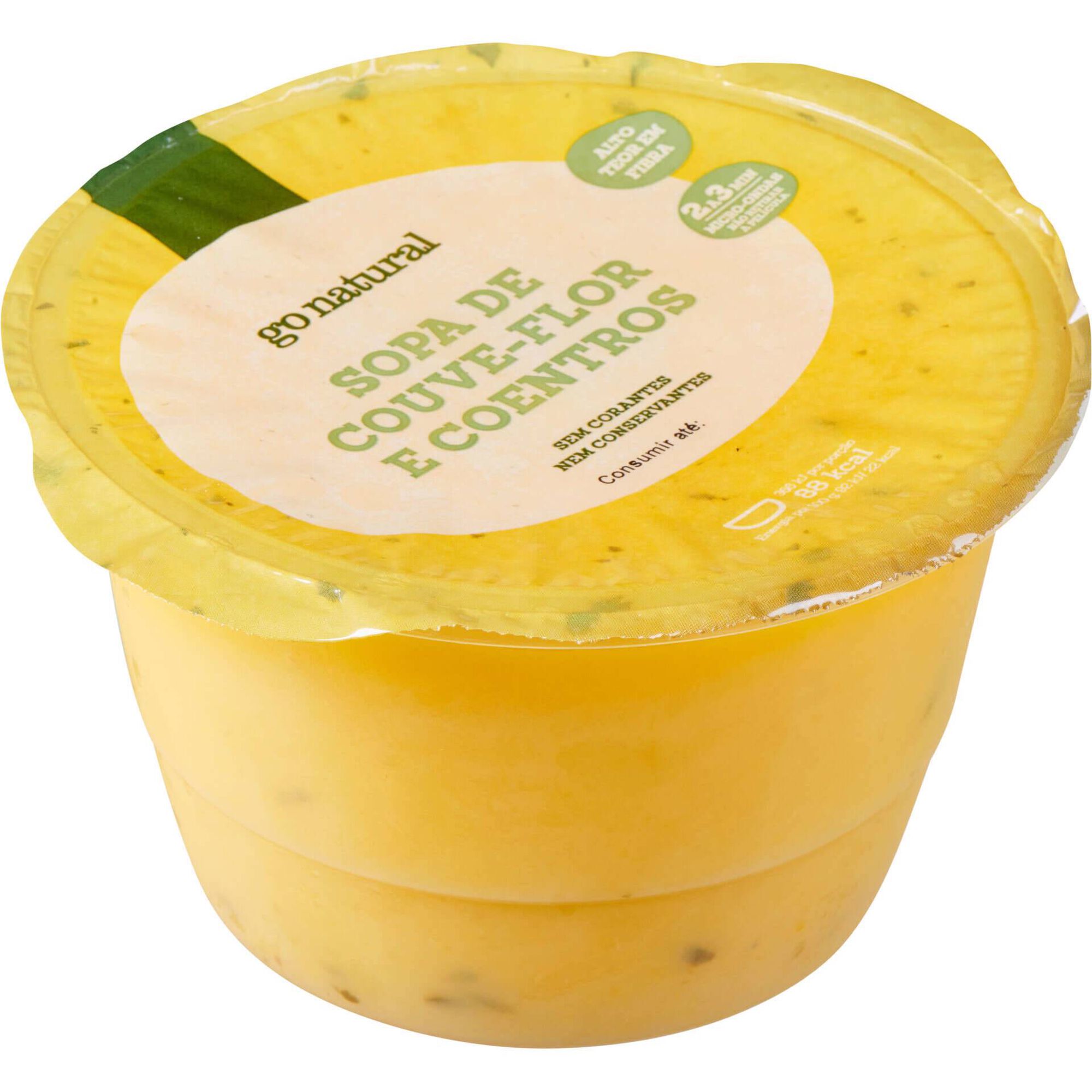 Sopa Couve Flor e Coentros