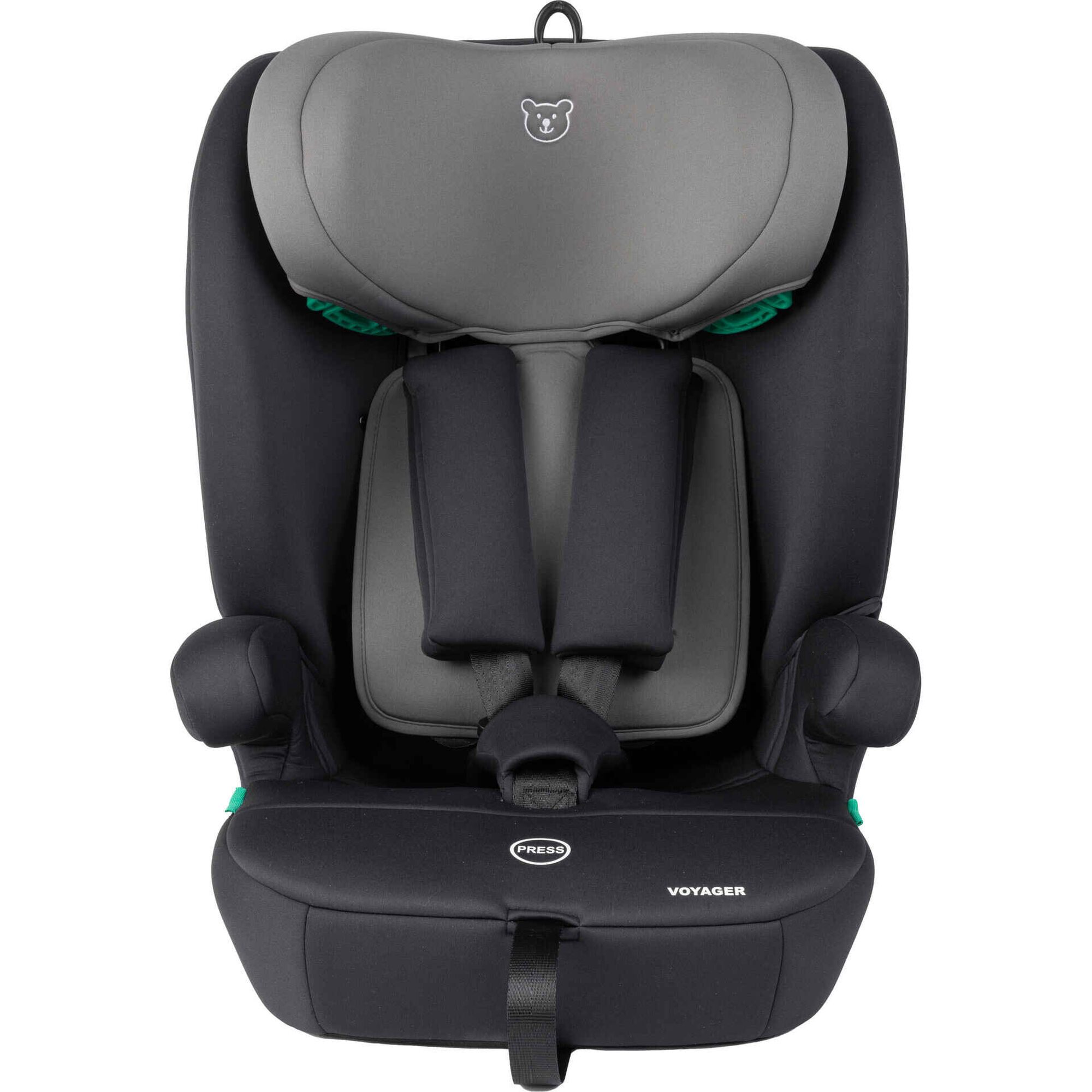 Cadeira Auto I-Size 76-150cm Preta Voyager Happy Bear