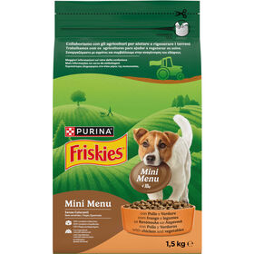 Ra&ccedil;&atilde;o para C&atilde;o Adulto Mini Menu Frango e Legumes Purina Friskies