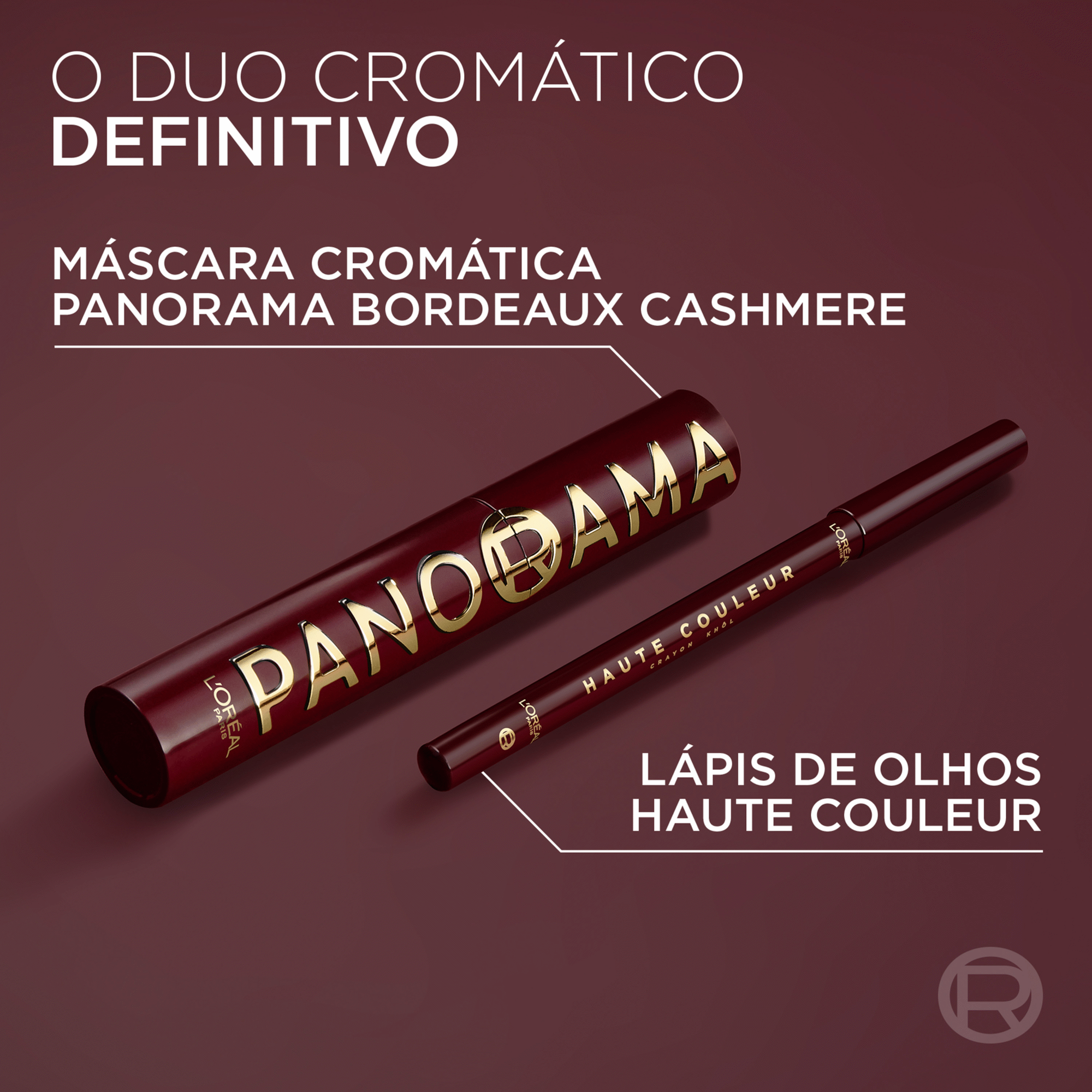 M&aacute;scara de Pestanas Panorama Bordeaux L'Or&eacute;al Paris