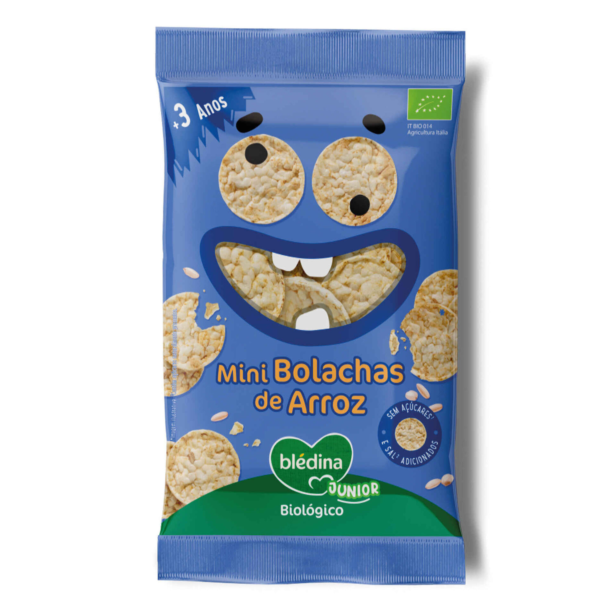 Snack para Bebé Mini Bolachas de Arroz +3A