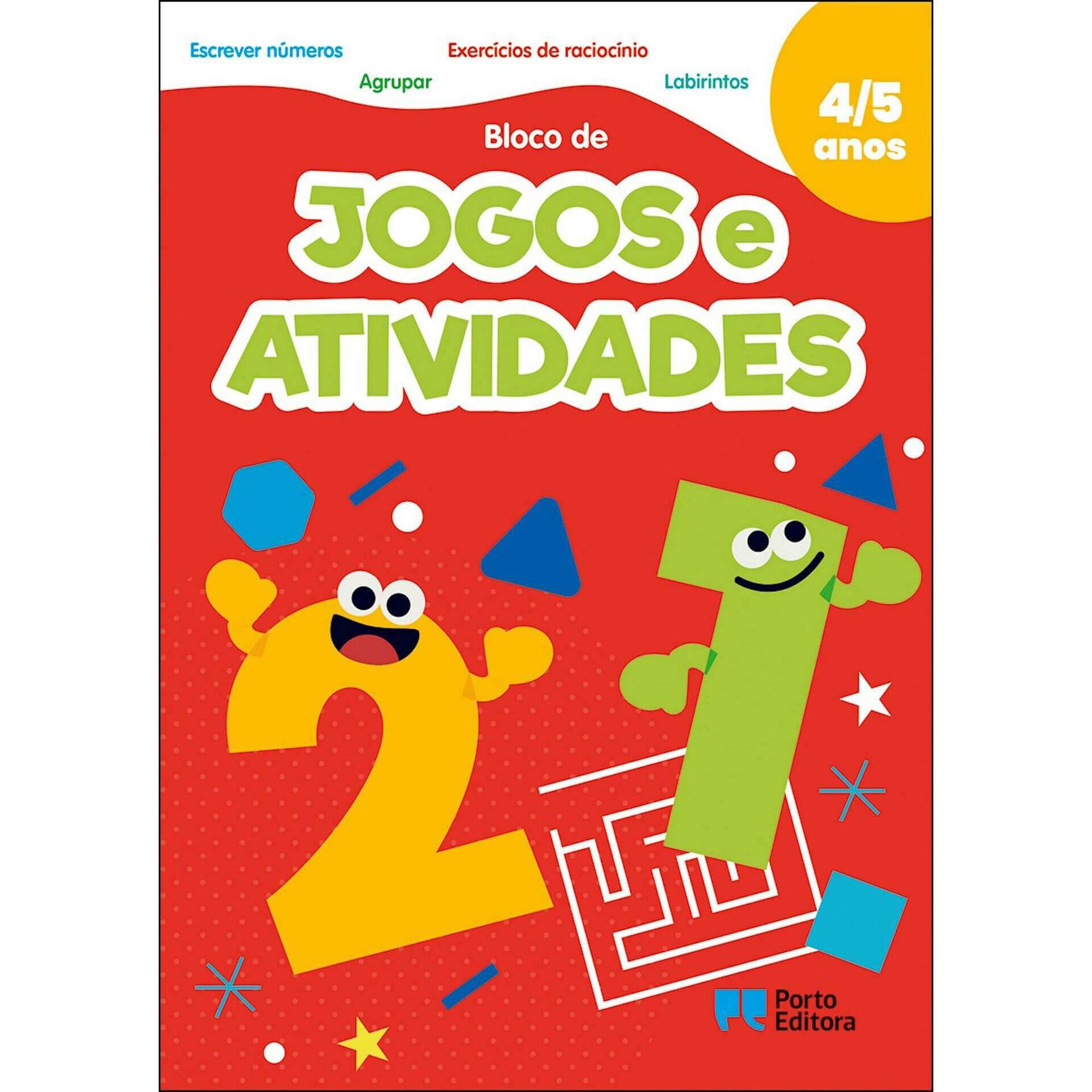 Bloco de Jogos e Atividades - 4-5 Anos