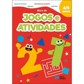 Bloco de Jogos e Atividades - 4-5 Anos