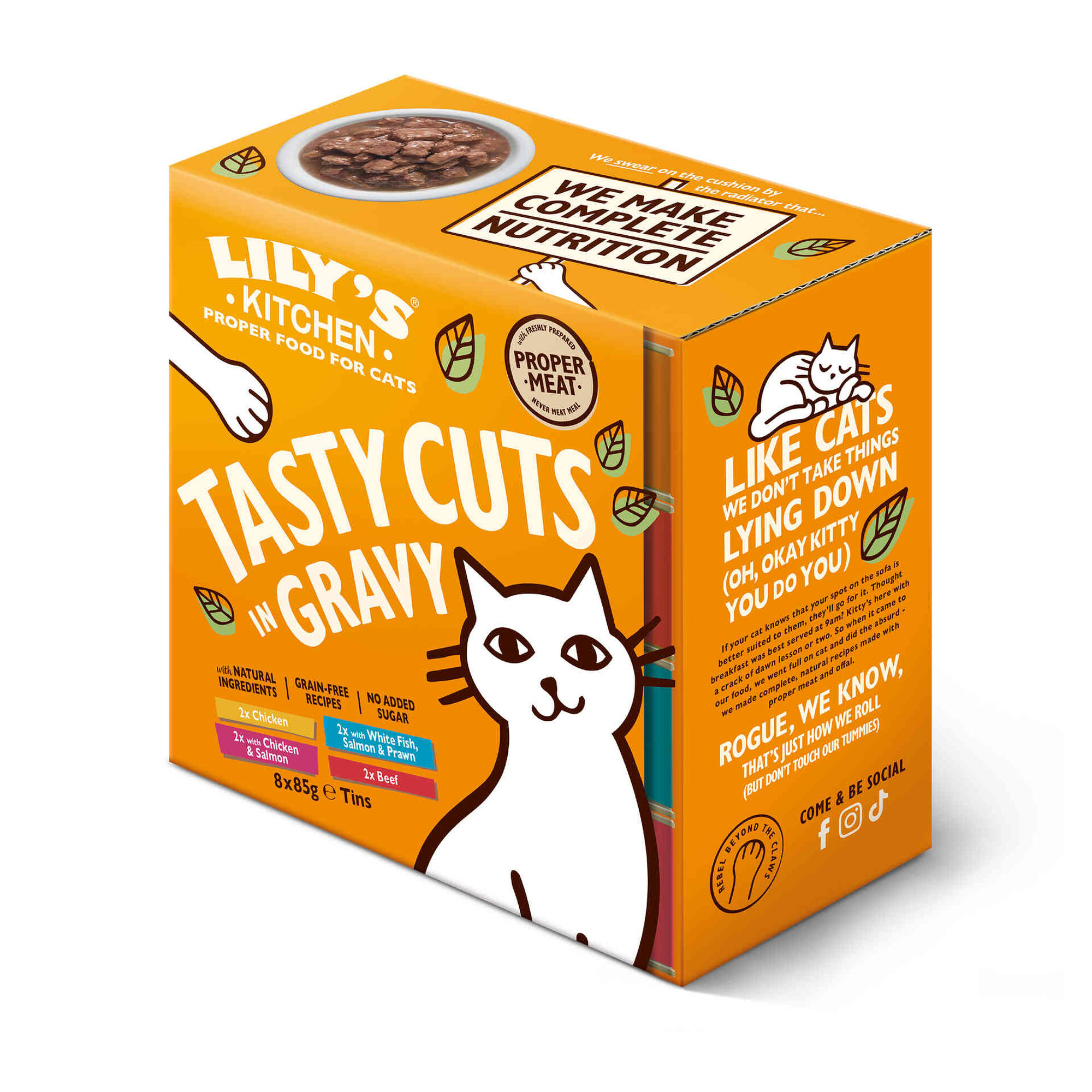 Comida H&uacute;mida para Gato Adulto Tasty Cuts Lily's Kitchen