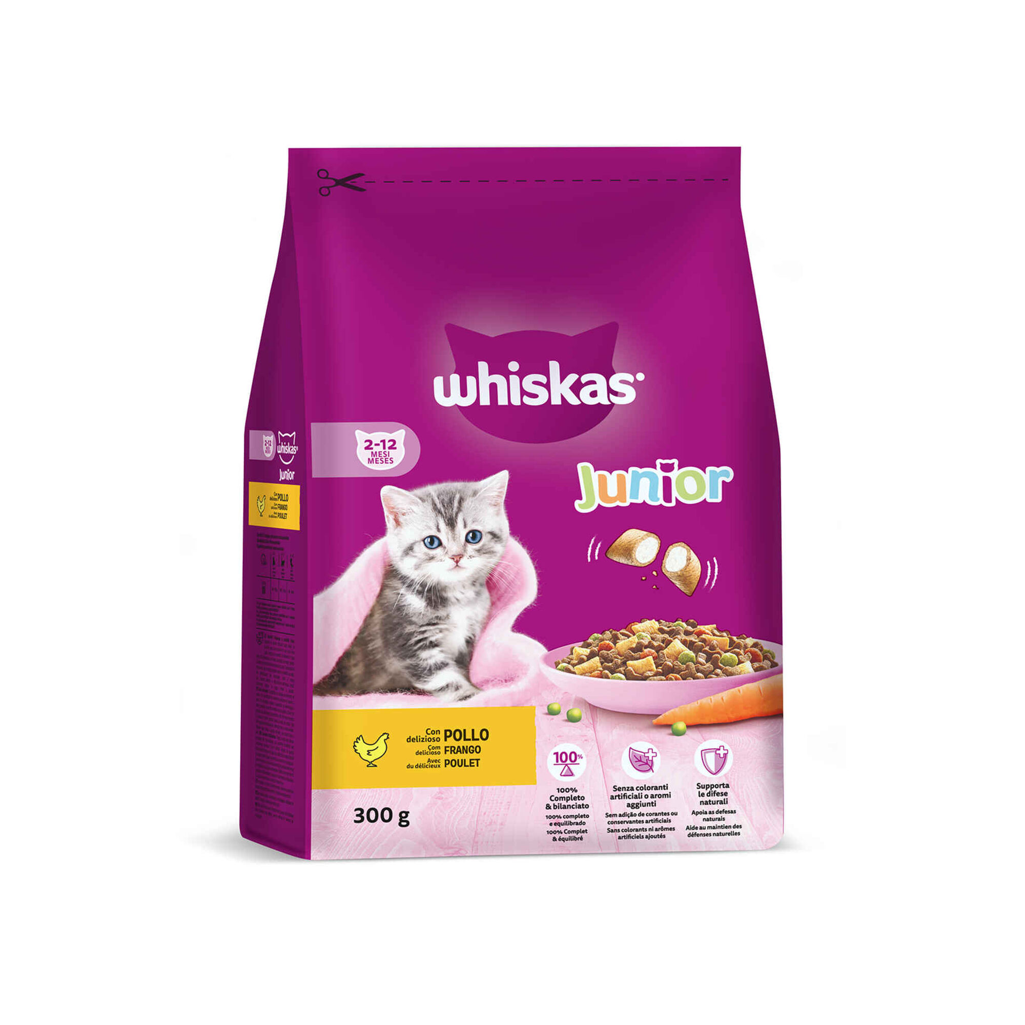 Ração para Gato Júnior Frango