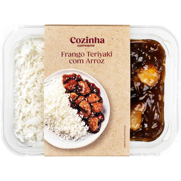 Frango Teriyaki com Arroz Cozinha Continente