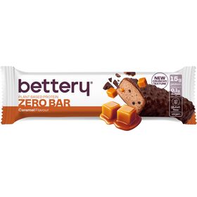 Barra Prote&iacute;na Vegetal Caramelo Zero sem Gl&uacute;ten Bettery