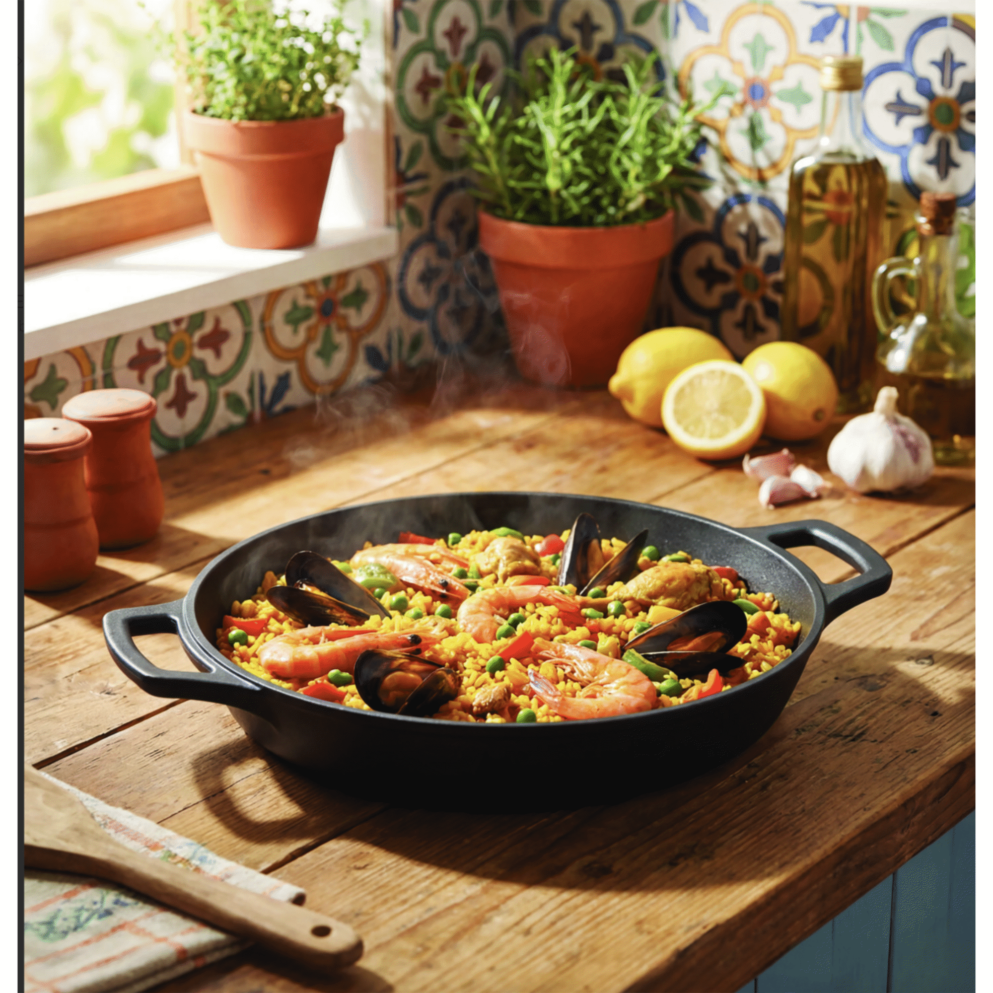 Frigideira 32cm Paelha Kasa