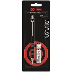 Lapiseira 0,5 Tikky Preto + Minas Rotring