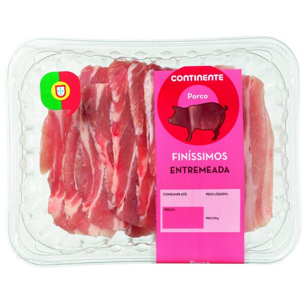 Entremeada de Porco Fatiada Finíssima Continente