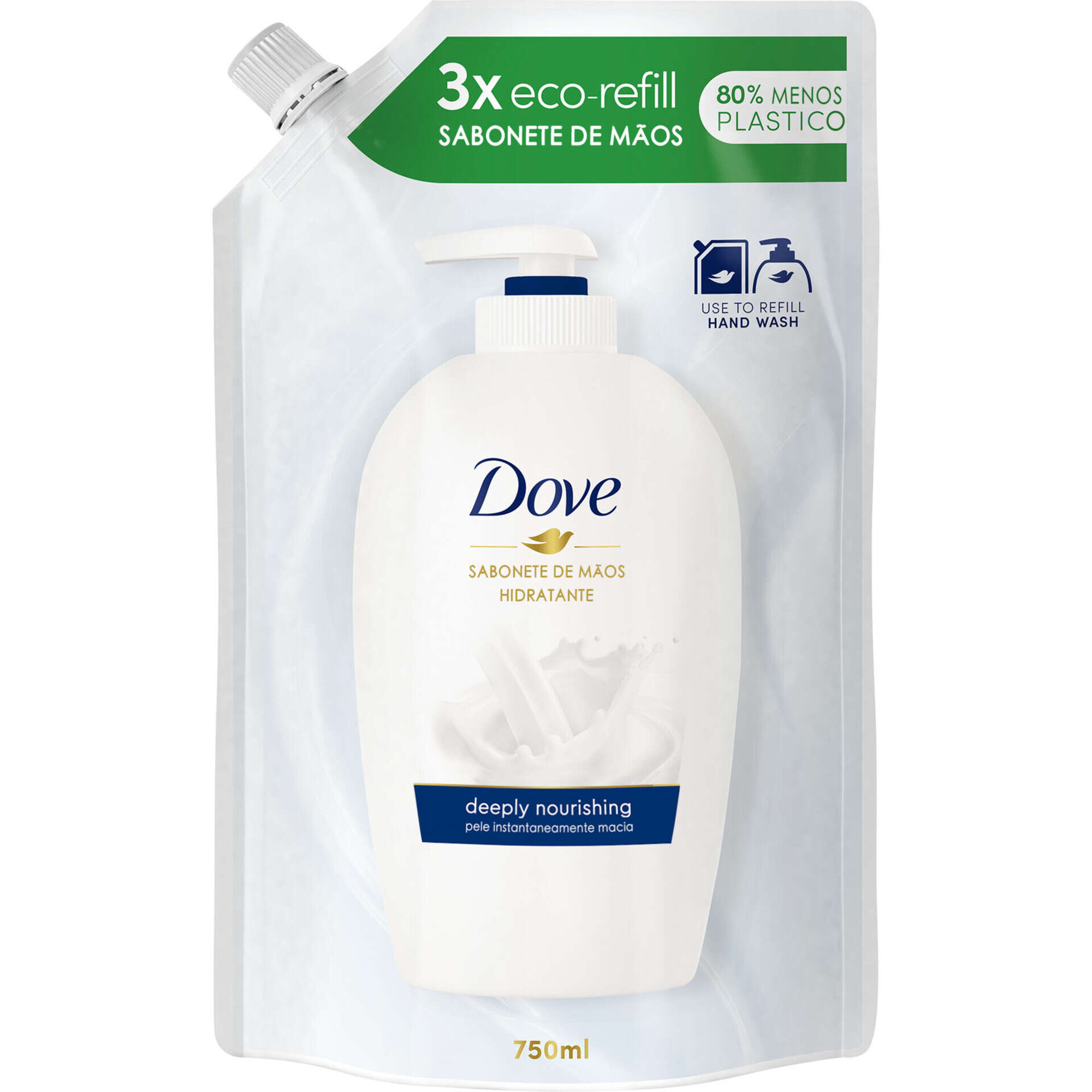 Sabonete L&iacute;quido Eco Recarga Original Dove