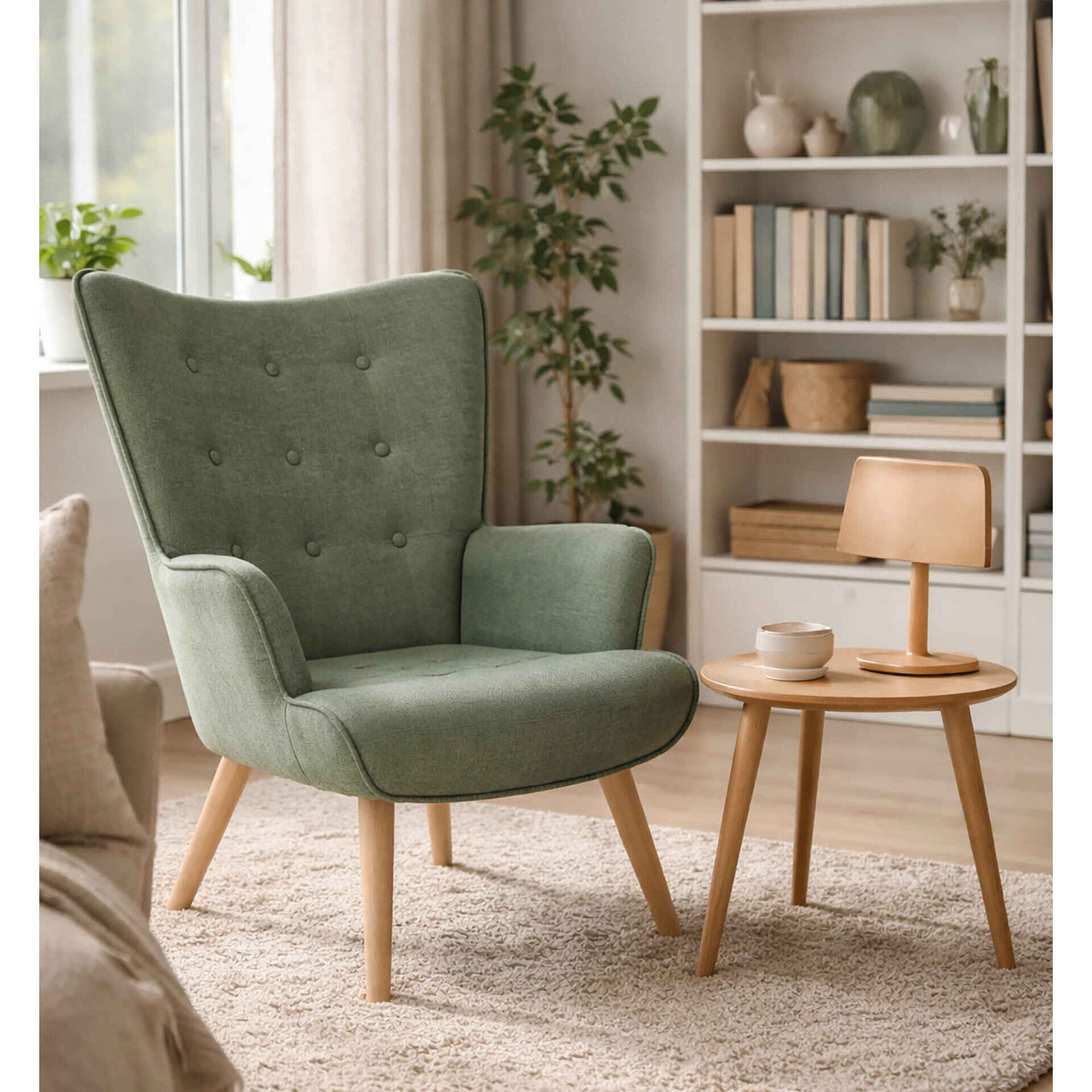 Poltrona Verde &Uacute;rsula Kasa