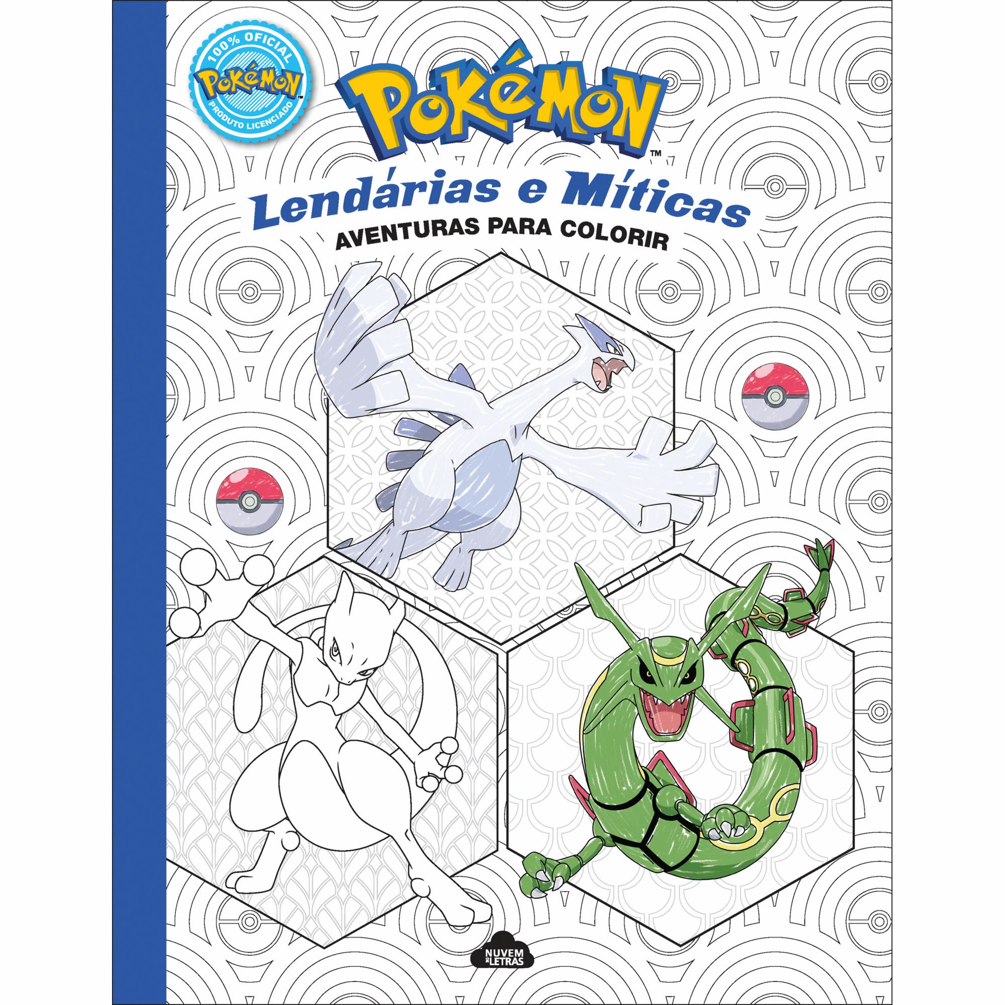 Pokémon - Lendárias e Míticas Aventuras para Colorir