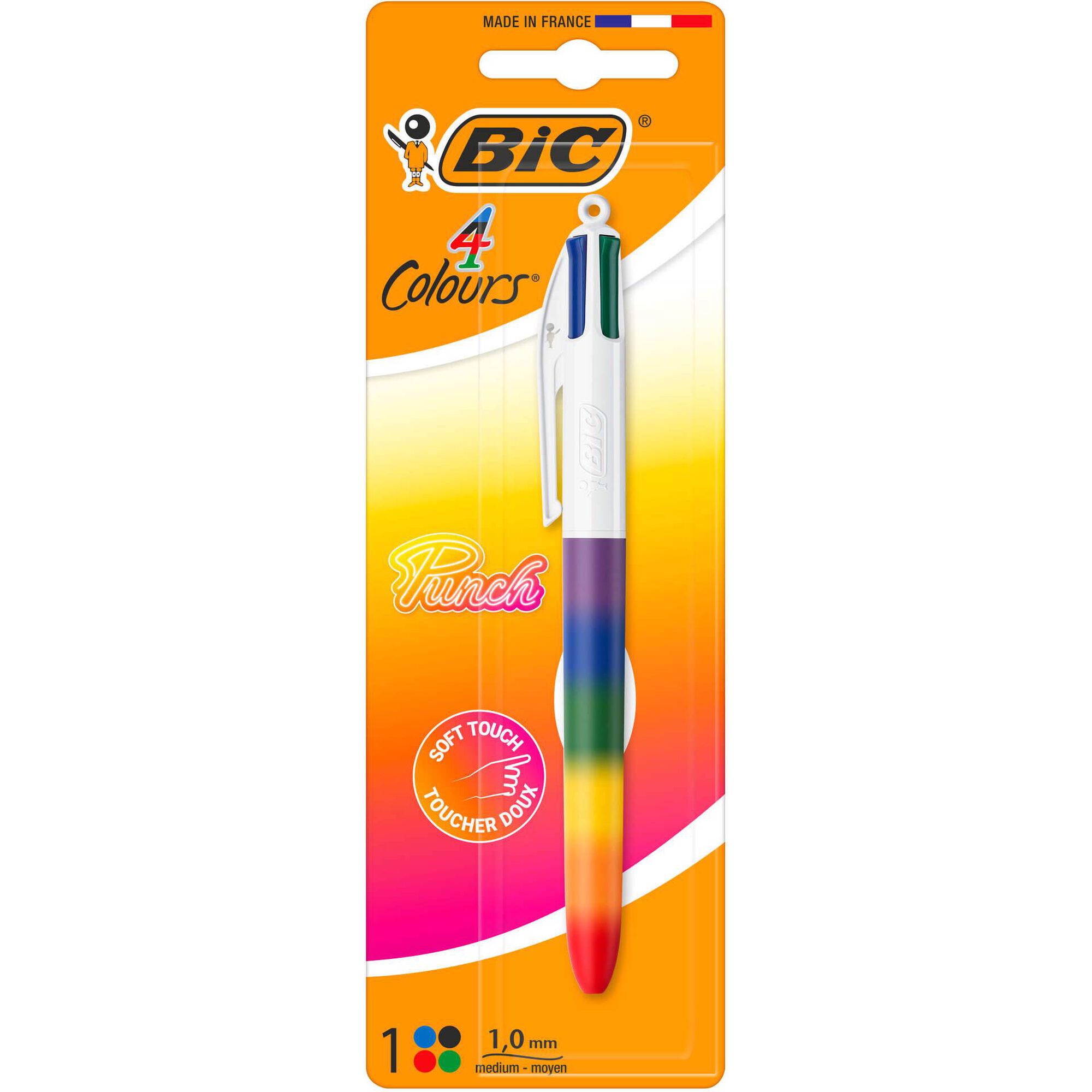 Esferogr&aacute;fica Soft Punch 4 Cores Bic