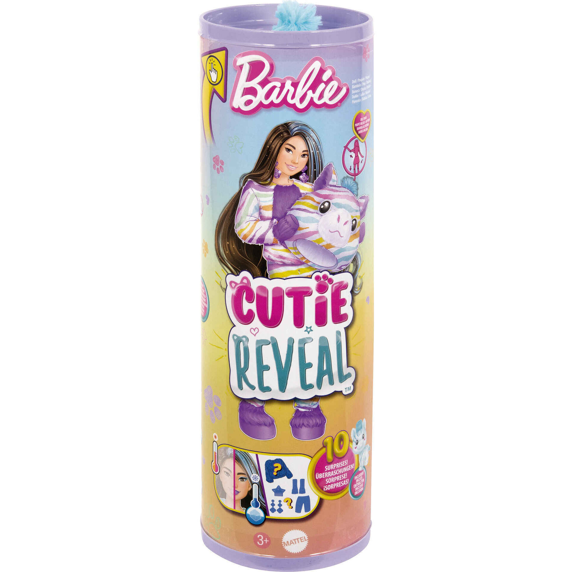 Boneca Barbie Cutie Reveal - Zebra Boneca Barbie Cutie Reveal - Zebra