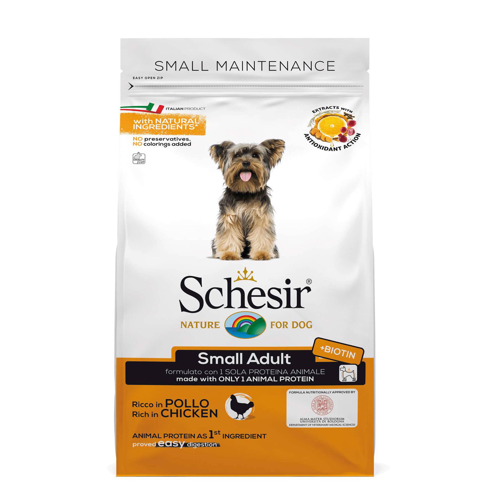 Ra&ccedil;&atilde;o para C&atilde;o Adulto Mini Frango Schesir