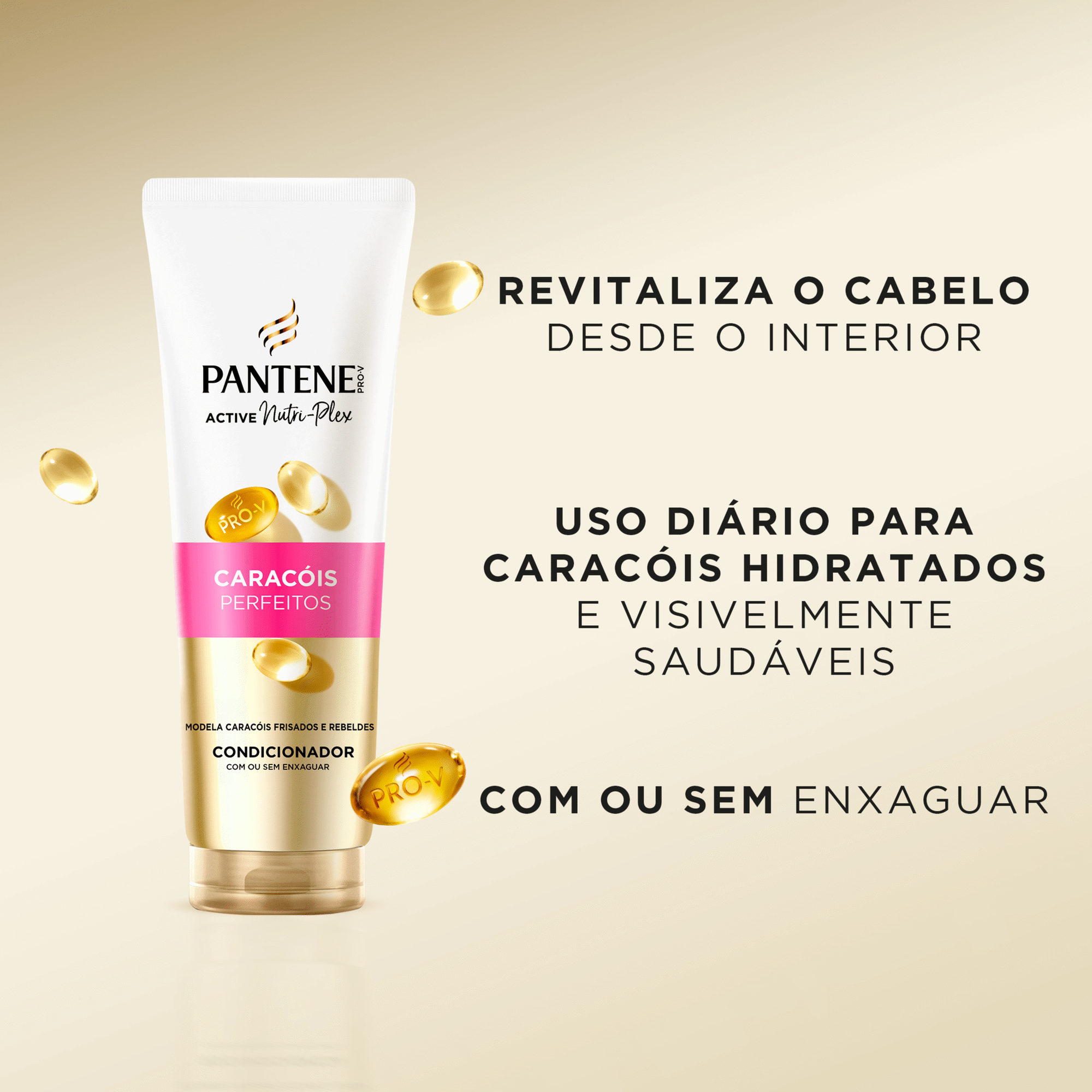 Condicionador Pro-V Active Nutri-Plex Carac&oacute;is Perfeitos Pantene