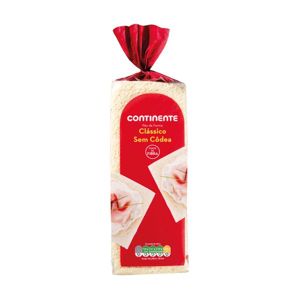Pão de Forma sem Côdea Continente
