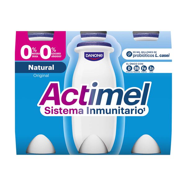Iogurte Líquido Magro Defesas Natural Actimel Danone