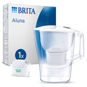 Conjunto Jarro de Filtrar 2,4L Aluna Branco e 1 Filtro Maxtra Pro All-In-1 Brita
