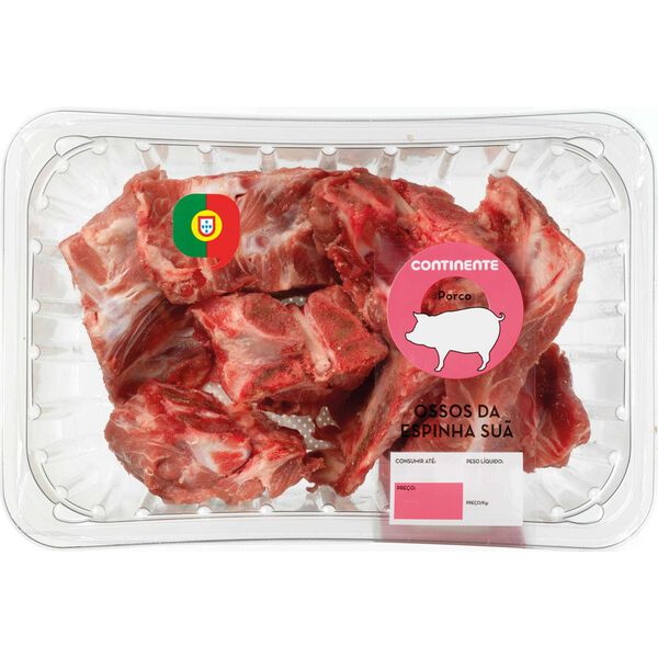 Espinha/Suã de Porco com Osso Continente