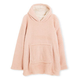 Hoodie Jacquard com Borreguito Rosa Hoodie Jacquard com Borreguito Rosa
