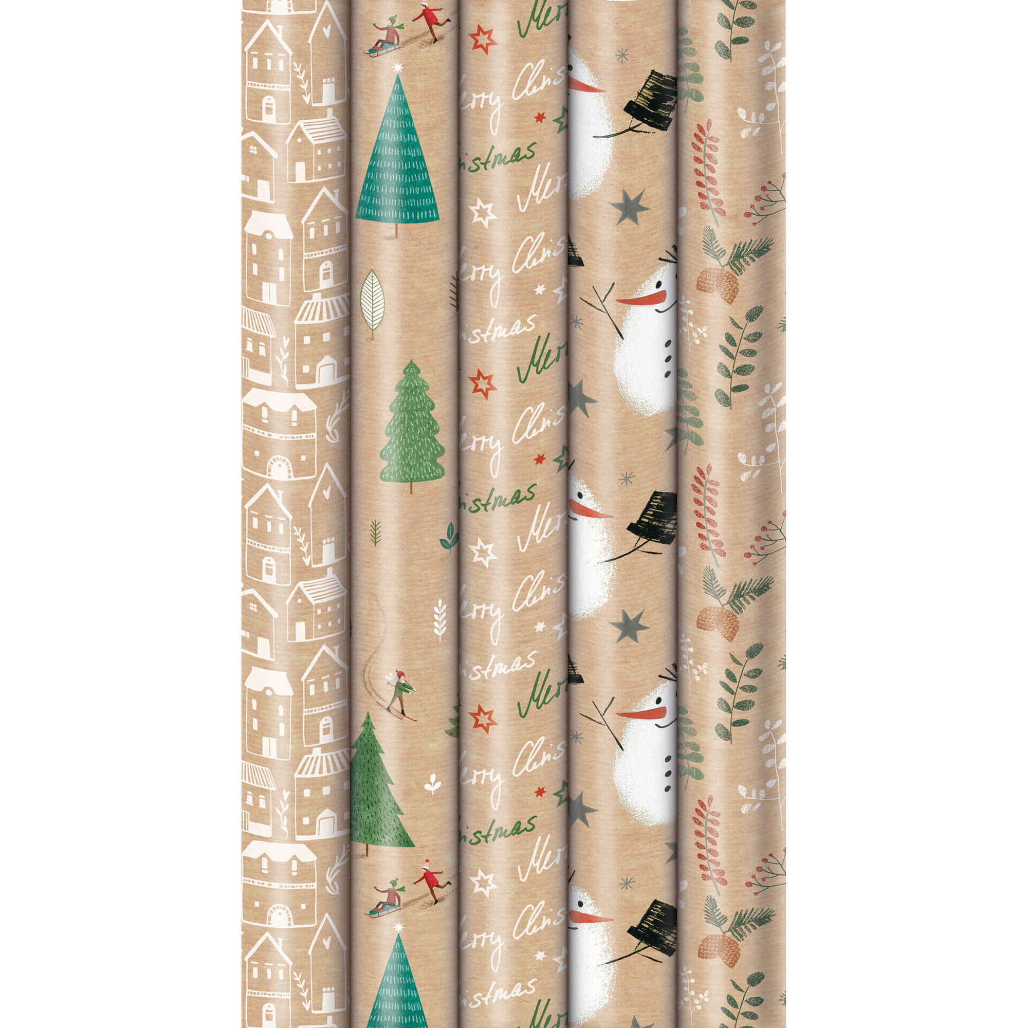 Rolo de Papel de Embrulho Traditional Christmas 50mx70cm