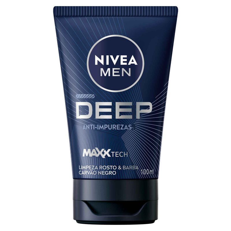 Gel de Limpeza Rosto e Barba Deep Nivea Men