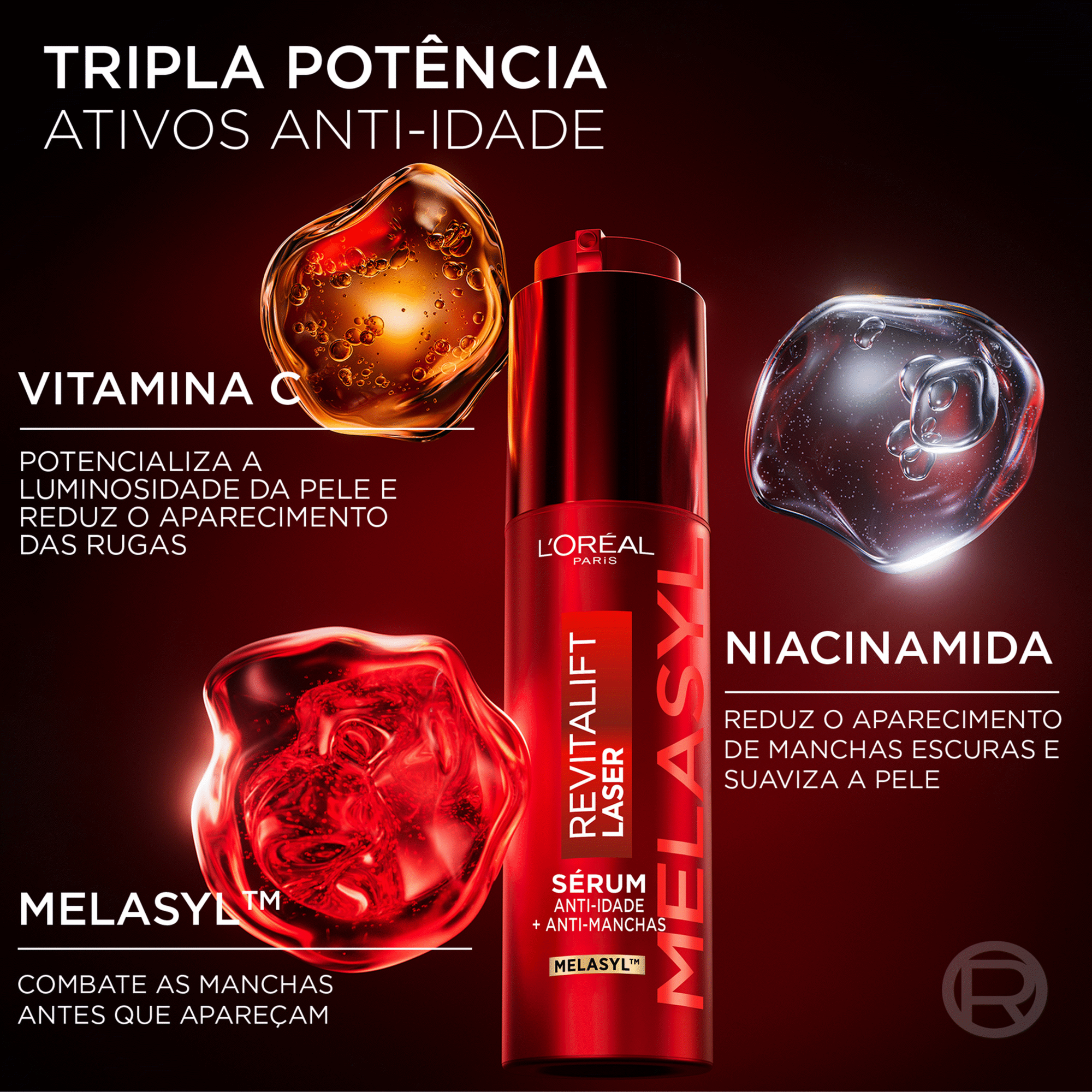 S&eacute;rum Facial Revitalift Laser Triple L'Or&eacute;al Paris