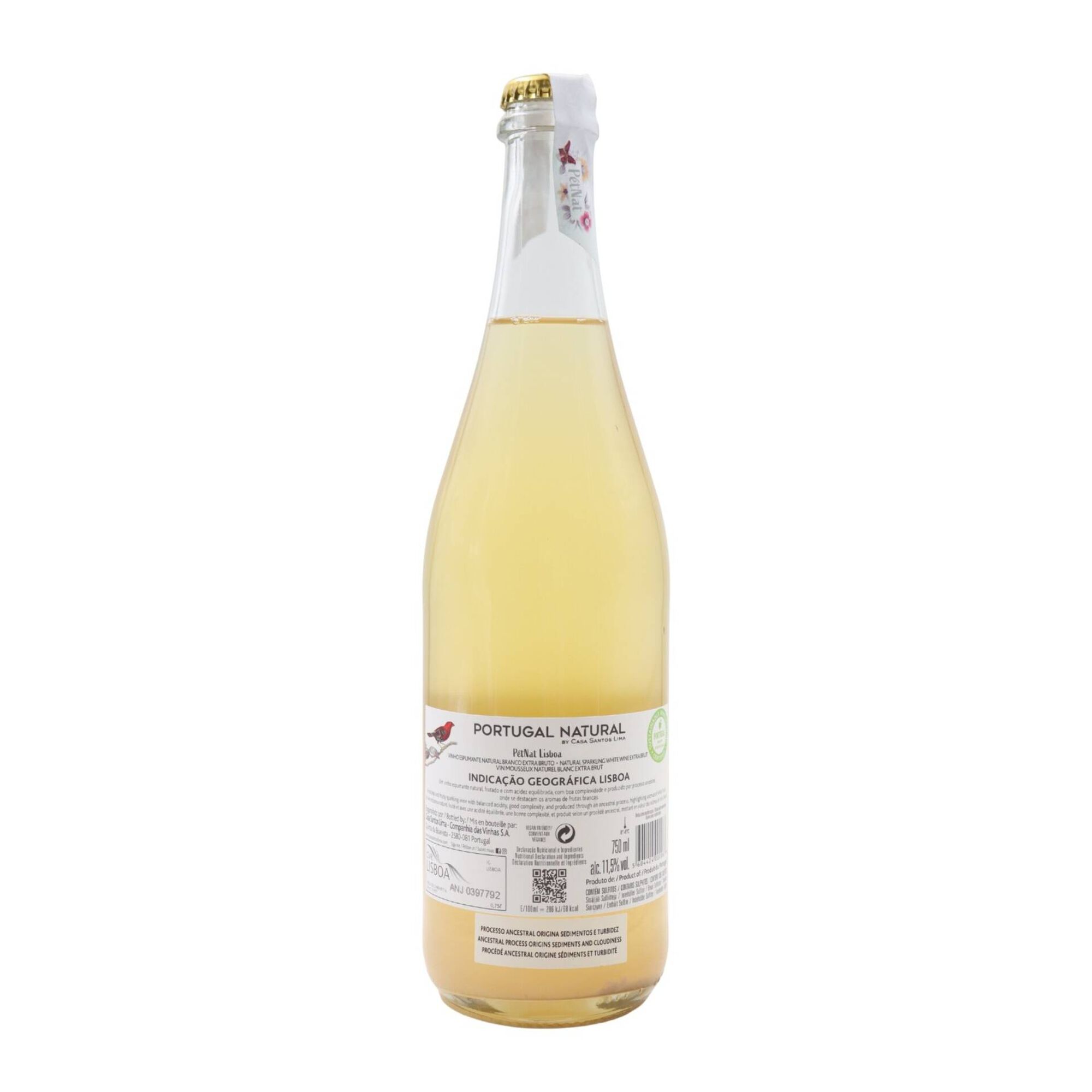Portugal Natural Espumante Pet Nat Lisboa Branco