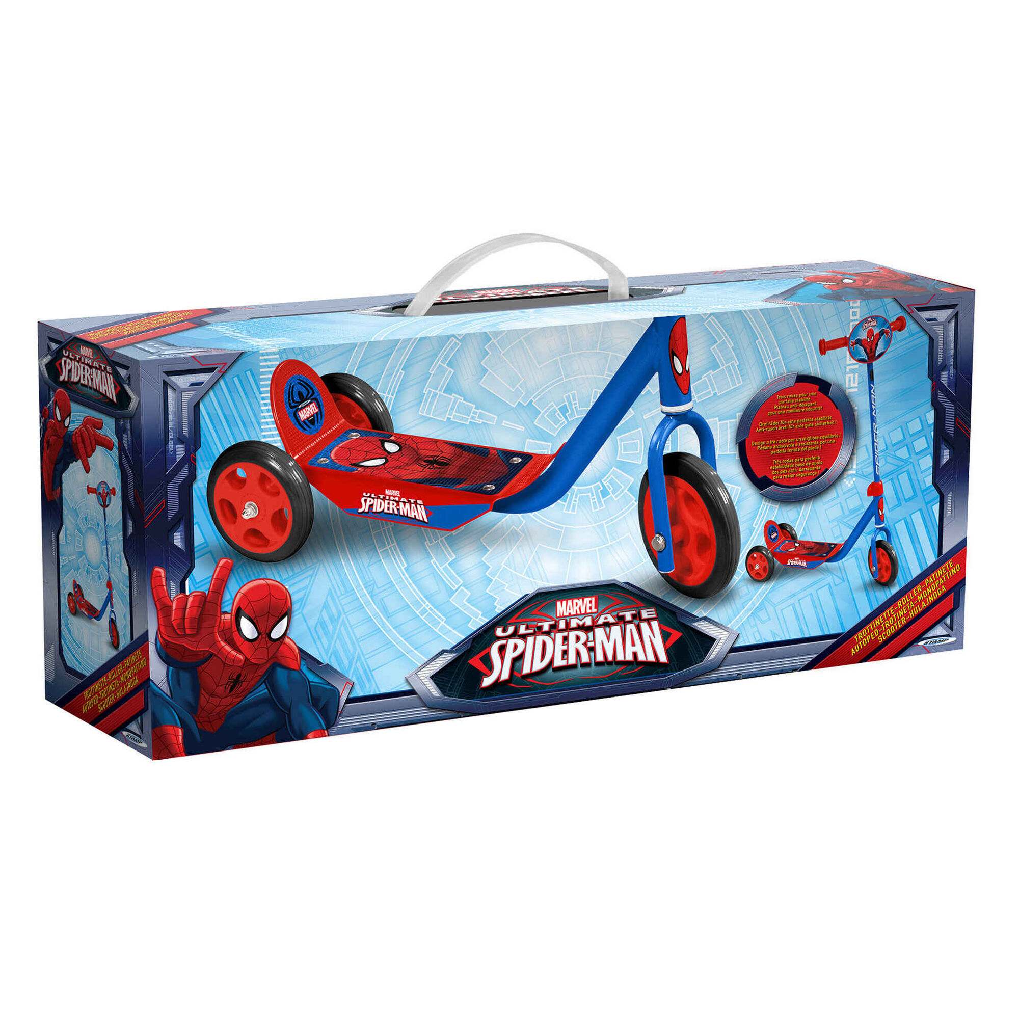 Trotinete de Crian&ccedil;a 3 Rodas Spiderman