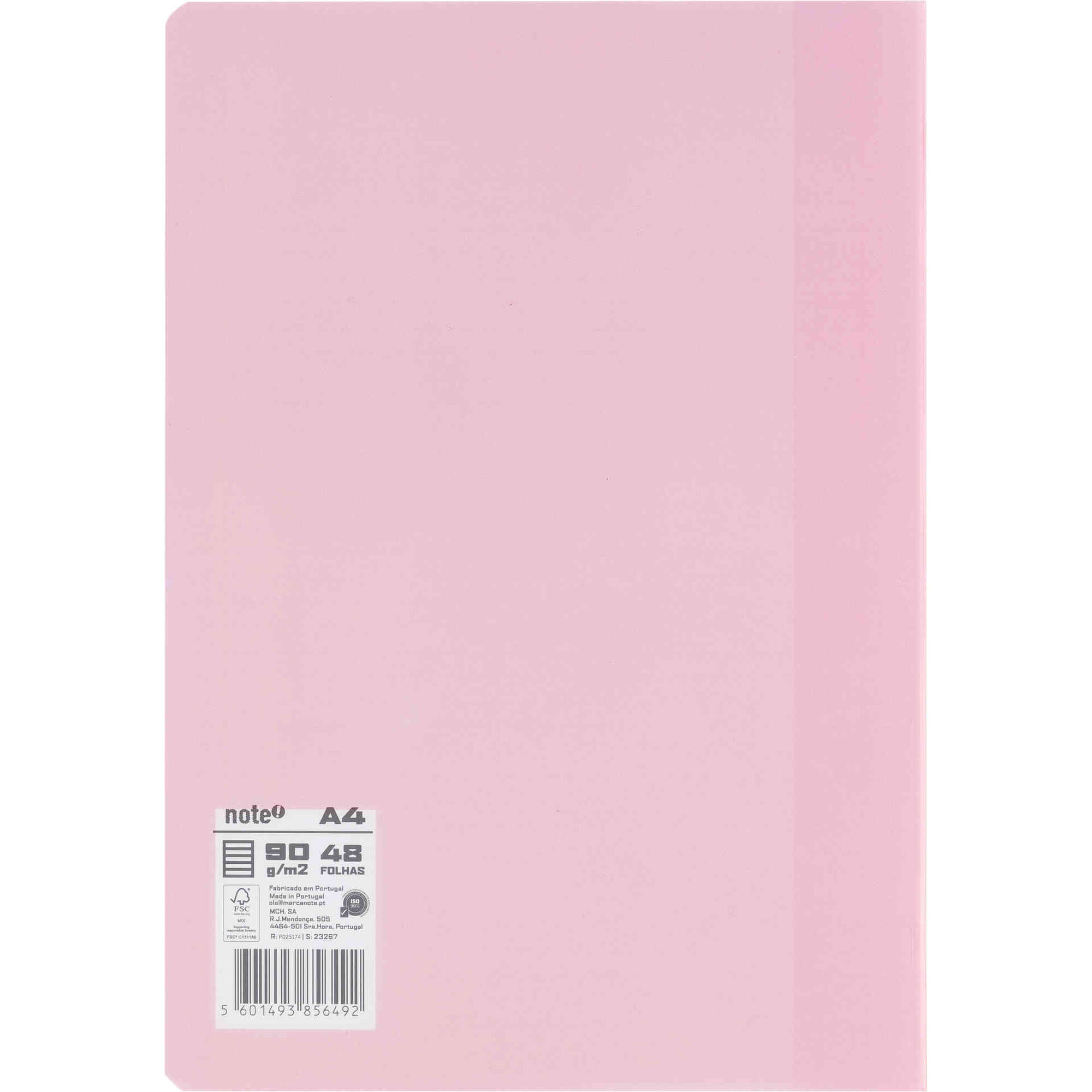Caderno Agrafado A4 Pautado Pastel (v&aacute;rias cores) Note!